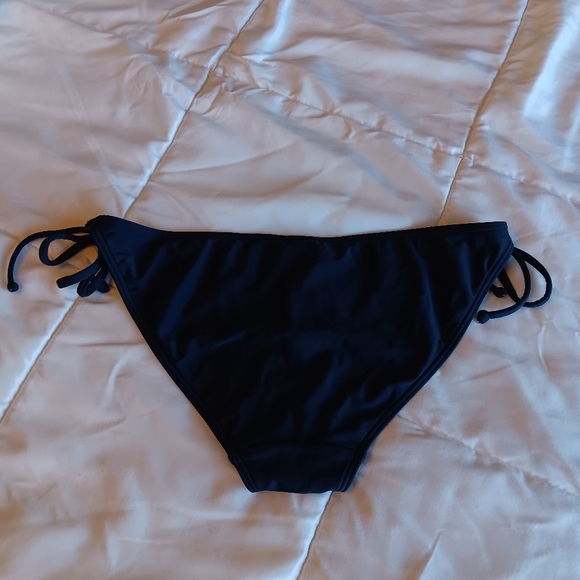 Hollister Blue Swimsuit Bottom w/ Tie Sides - Size SMALL - Picture 2 of 4